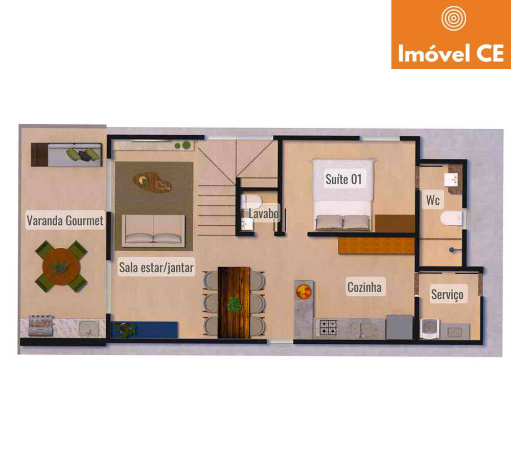 Casa à venda com 3 quartos, 115m² - Foto 7