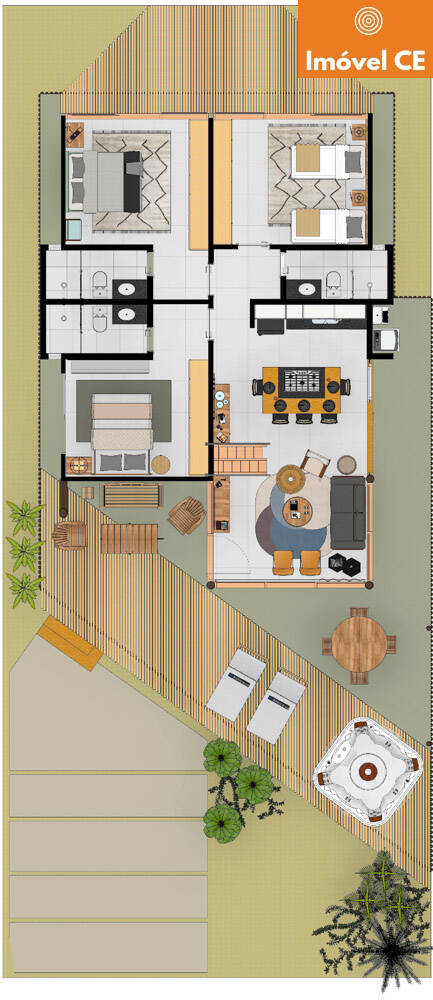 Casa à venda com 3 quartos, 205m² - Foto 3