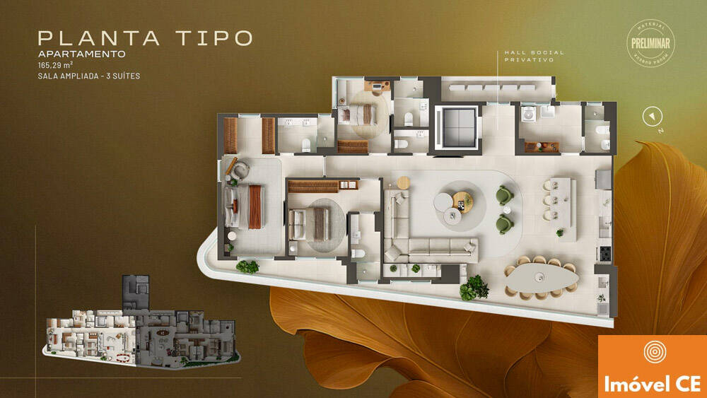 Apartamento à venda com 4 quartos, 165m² - Foto 7