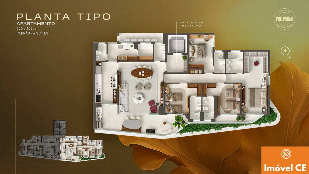 Apartamento à venda com 4 quartos, 165m² - Foto 6